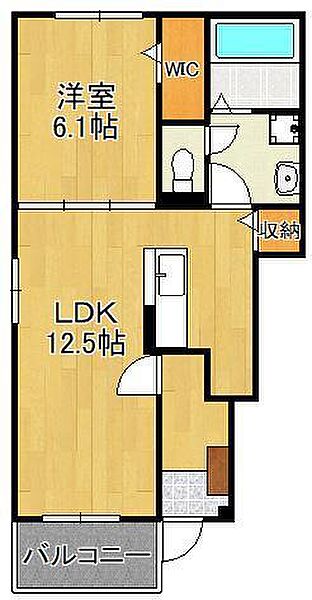 グレイス行橋西泉 ｜福岡県行橋市西泉5丁目(賃貸アパート1LDK・1階・44.70㎡)の写真 その2