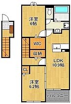 デュオブライト　II  ｜ 福岡県行橋市大字草野（賃貸アパート2LDK・2階・58.60㎡） その2