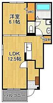 プロムナード北泉  ｜ 福岡県行橋市北泉1丁目（賃貸アパート1LDK・1階・44.70㎡） その2