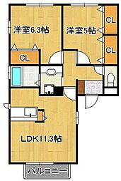 プラージュKJ 1階/-