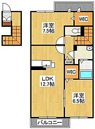 エクセランドヒルズ 2階/-