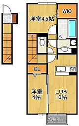 HN'sディールームイン楡 2LDKの間取図画像