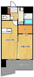 ザスクエアグローリーレジデンス 1LDKの間取図画像