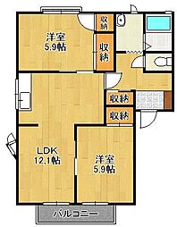 フレグランス常磐II　Ａ棟 2階