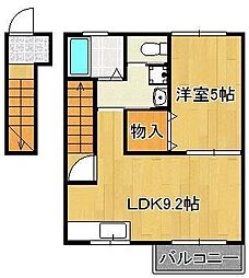 トレゾア中曽根東B棟 2階/-
