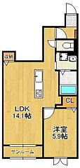 物件の間取り