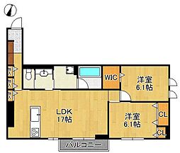 フース ヒュッゲ行橋II 2階/-