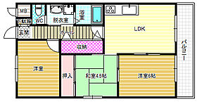 ウッドファイブII  ｜ 大阪府藤井寺市林5丁目（賃貸マンション3LDK・4階・60.50㎡） その2