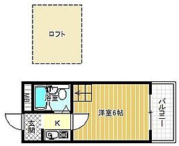 フォンタル西板持B棟  ｜ 大阪府富田林市西板持町2丁目（賃貸マンション1K・1階・19.00㎡） その2