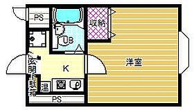 大阪府柏原市国分西2丁目（賃貸マンション1K・2階・21.00㎡） その2