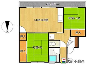 ユートピア玉名II 403 ｜ 熊本県玉名市玉名2123-2（賃貸マンション2LDK・4階・55.80㎡） その2