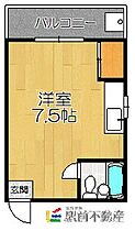 プチハウス 201 ｜ 福岡県大牟田市出雲町5-10（賃貸アパート1R・2階・19.87㎡） その2