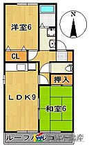 セジュールソシアII 105 ｜ 福岡県大牟田市大字橘680-5（賃貸アパート2LDK・1階・50.42㎡） その2