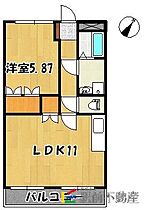 サニー・プレイス 203 ｜ 福岡県大牟田市大字手鎌767（賃貸アパート1LDK・2階・41.04㎡） その2