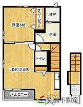 プールス天領 201 ｜ 福岡県大牟田市天領町2丁目52（賃貸アパート1LDK・2階・49.10㎡） その2