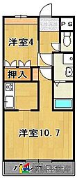 ルミナスハイム 1LDKの間取図画像