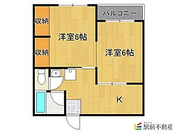D.D.BLD 2Kの間取図画像