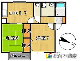 セジュールサマディ 202 ｜ 福岡県大牟田市大字手鎌184（賃貸アパート2DK・2階・47.80㎡） その2