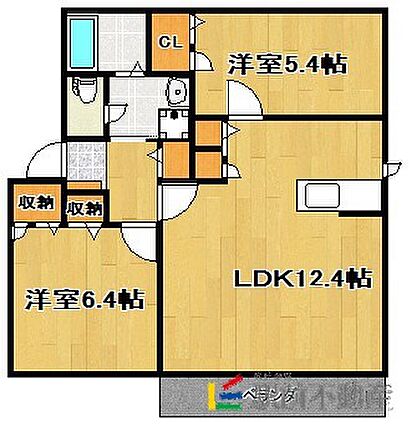 エバーグリーンＢ_間取り_0