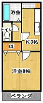 FT1038 C棟 26 ｜ 福岡県大牟田市北磯町69-1（賃貸アパート1K・2階・26.00㎡） その2