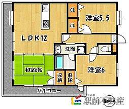 ベストビルディング 3LDKの間取図画像