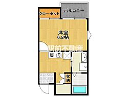 ENOLA 1Kの間取図画像
