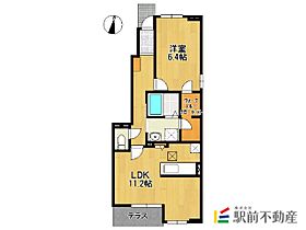 ハクモクレン　C棟 101 ｜ 佐賀県鳥栖市山浦町2372-3（賃貸アパート1LDK・1階・46.68㎡） その2