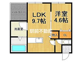 カポラボーロ 203 ｜ 佐賀県鳥栖市原町1299（賃貸アパート1LDK・2階・36.43㎡） その2