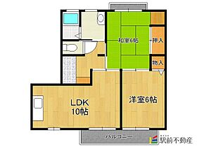 ファミール2000 101 ｜ 佐賀県鳥栖市古賀町418-13（賃貸アパート2LDK・1階・50.72㎡） その2