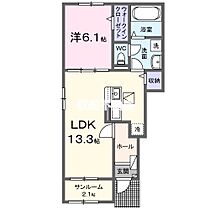 エクセラン依井C 101 ｜ 福岡県朝倉郡筑前町依井1669-1（賃貸アパート1LDK・1階・50.01㎡） その2