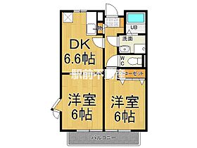 サンパピネス 202 ｜ 福岡県小郡市美鈴が丘3丁目15-2（賃貸アパート2DK・1階・43.68㎡） その2