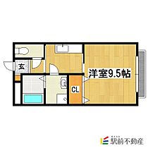 エリコーポ 101 ｜ 福岡県久留米市田主丸町恵利726-1（賃貸アパート1R・1階・27.00㎡） その2