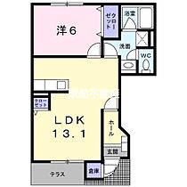 マーシャハイツ荒木B 103 ｜ 福岡県久留米市田主丸町田主丸1014-1（賃貸アパート1LDK・1階・45.30㎡） その2