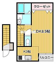 suns堤B棟 202 ｜ 福岡県朝倉市堤901-1（賃貸アパート1R・2階・34.78㎡） その2