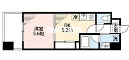 ルネッサンス21久留米六ツ門 1DKの間取図画像