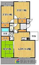 ナチュール上峰 207 ｜ 佐賀県三養基郡上峰町大字坊所1270-7（賃貸マンション3LDK・2階・70.58㎡） その2