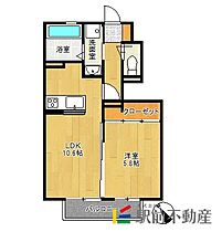 マハロ 107 ｜ 福岡県八女市馬場801-1（賃貸アパート1LDK・1階・40.44㎡） その2