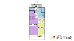 みついビル 1DKの間取図画像