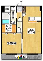 福岡県久留米市原古賀町26-2（賃貸マンション1LDK・6階・40.20㎡） その2