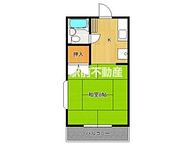 コーポラスあらき 203 ｜ 福岡県久留米市津福本町1063-15（賃貸アパート1K・2階・23.00㎡） その2