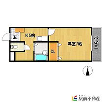 パールマンション上津 701 ｜ 福岡県久留米市上津町2192-2（賃貸マンション1K・7階・22.00㎡） その2