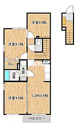 ティファニー 2SDKの間取図画像