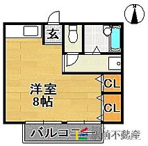 アネックス高屋敷 103 ｜ 福岡県久留米市合川町259-1（賃貸アパート1R・1階・25.00㎡） その2