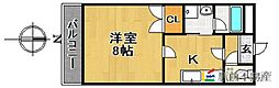 サクセス75 1Kの間取図画像