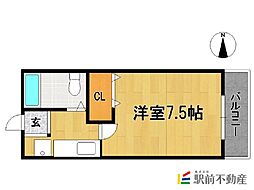 セレクトハイツ 1Kの間取図画像