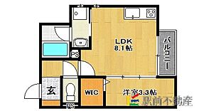 MY　PLACE宮ノ陣　II 101 ｜ 福岡県久留米市宮ノ陣5丁目4-30-1（賃貸アパート1LDK・1階・30.41㎡） その2