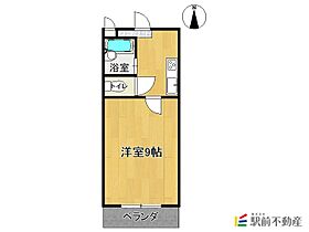 ハイツケンシー本庄II 317 ｜ 佐賀県佐賀市本庄町大字本庄1227-1（賃貸マンション1K・3階・23.58㎡） その2