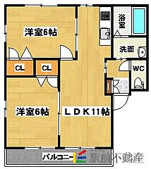 物件の間取り