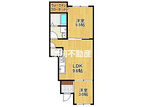 スカイピアII 102 ｜ 福岡県柳川市上宮永町391-10（賃貸アパート1LDK・1階・40.11㎡） その2