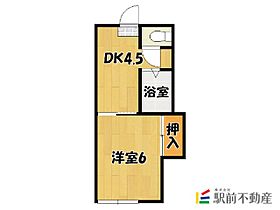 M.Sコーポ 101 ｜ 福岡県柳川市上宮永町122-1（賃貸アパート1DK・1階・23.10㎡） その2